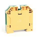 Rockwell Automation 1492-J IEC Terminal Block, One-Circuit Feed-Through Ground Block, 50 mm, Standard Feedthrough, Green / Yellow Stripe (Standard),
