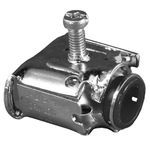 Appleton® ETP™ SPEED-LOCK™ AMC-52 Type AMC Duplex Insulated Straight Compression Connector With Captive Clamp, 1/2 in Trade, 0.475 to 0.565 in Cable Openings, For Use With MC, AC Flexible Metal Conduit to Boxes and Enclosures, Steel, Electroplated Zinc