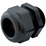 Hubbell® CD16NABK Strain Relief Dome Connector, 0.39 to 0.55 in Cable Openings