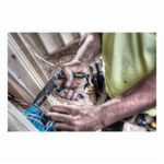 Irwin® Vise-Grip® 1902419 Ergomulti Long Nose Plier With Side Cutter, Wire Stripper, Serrated Jaw, 2 in Jaw Length, 1-1/8 in Jaw Width, Alloy Steel Jaw, 8 in OAL, 3/16 in Tip Width, Cutter Included: Yes, No Non-Sparking, Wire Stripper Included: Yes