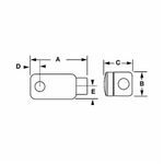 Killark® XLB-1 Type LB Conduit Body, 1/2 in Hub, 85 Form, 4.3 cu-in Capacity, Aluminum, Powder Coated