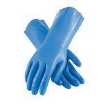 Assurance® 50-N160B/XL Medium Weight Chemical-Resistant Gloves, XL, Ambidextrous Hand, Nitrile, Blue, Flock Lining, 13 in L, Resists: Abrasion, Cut, Chemical and Puncture, Unsupported Support, Straight Cuff, 15 mil THK