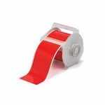 Brady® GlobalMark® 113119 Vinyl Tape, 4 in W, Red Legend/Background, Vinyl Film