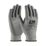 G-Tek® 16-150/XS Unisex Cut-Resistant Gloves, XS, Polyurethane Coating, PolyKor™, Continuous Knit Wrist Cuff, Resists: Abrasion, Chemical, Cut, Puncture, Tear, UV and Water, ANSI Cut-Resistance Level: A2, ANSI Puncture-Resistance Level: EN 388 2
