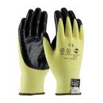 G-Tek® KEV™ 09-K1450-XL Medium Weight Unisex Cut-Resistant Gloves With Smooth Grip, XL, Nitrile Coating, Kevlar®/Lycra® Fiber, Elastic Knit Wrist Cuff, Resists: Abrasion, Cut, Puncture and Tear, ANSI Cut-Resistance Level: A2