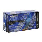 PIP® Ambi-dex® Overdrive 63-3314PF/L Disposable Gloves, L, Nitrile, Blue, 14 in L, Non-Powdered, Textured Grip, 6 mil THK, Application Type: Food/Industrial Grade, Ambidextrous Hand