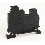 Rockwell Automation 1492-W IEC Terminal Block, One-Circuit Feed-Through Block, 4 mm (# 22 AWG - # 10 AWG) or 2.5 mm (# 22 AWG - # 12 AWG), 3 Connection points, 2 on one side, Black,