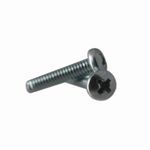 BBI 587347 Fully Threaded Machine Screw, Measurement System: Imperial, #8-32 Thread, 1-1/2 in OAL, Pan Head, Zinc CR+3 Plated, Phillips® Drive