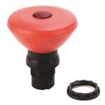 Rockwell Automation 800F Illuminated Mushroom Operators, Illuminated, Push-Pull, 60mm, Round Plastic (Type 4/4X/13, IP66), Red, Standard Pack (Qty. 1)
