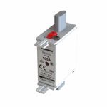 Bussmann 100NHG000B Size 000 Dual Indication Square Fuse Link With Metal Gripping Lug, 500 VAC, 250 VDC, 100 A, Ceramic