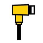 Turck Microfast® WKB 3T-4/S105 Single End Cordset, 1/2-20 UNF-2B Connector, Right Angle Female Connector, 4 m Cable Length, 3 Pole
