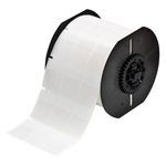 Brady® BBP® 33 B33-9-427 Rectangular Self-Laminating Wire and Cable Label, 1 in W, Clear/White Legend/Background, B-427 Vinyl