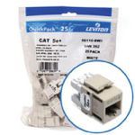 eXtreme® GigaMax® QuickPort® QuickPack® 5G110-BI5 8-Conductor 8-Position Component Rated UTP Connector, Cat 5e+ Module