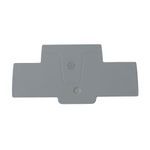 Allen-Bradley 1492-EBPD4-B Terminal Block,  Push in connection,  IEC,  End Barrier,  For use with 1492 PD4*,  Blue,  Package Qty 20