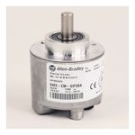 Rockwell Automation 842E EtherNet/IP Multi-Turn Encoders, Single-turn (1 turn), Solid shaft 10 mm with flat, M12 connector, 262,144 (18 bit) steps per revolution