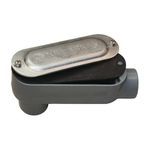 Killark® Duraloy® 5 OLB-4MCG O Series Type LB Raintight Conduit Body, 1-1/4 in Hub, 28.8 cu-in Capacity, Malleable Iron, Epoxy Powder Painted