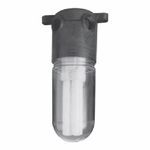 McGill® 600-FL22 Utility Light With Glass Globe, Fluorescent Lamp, 120 VAC