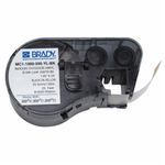 Brady® MC1-1000-595-YL-BK M Series Wire Marker Sleeve Label Cartridge, 25 ft L x 1 in W, Vinyl, Black/Yellow