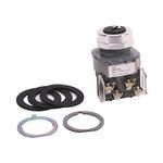 Rockwell Automation 800T-H6A Non-Illuminated Selector Switch, 30.5 mm, 1NO-1NC Contact Configuration, Coin Slot Operator, White
