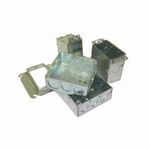Blackburn® BH2 Conduit Hanger, For Use With: 3/8-6 x 10 in Masonry Bolt, Steel, Galvanized