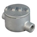Appleton® Unilets™ GRC50 GR Series C-Style Conduit Outlet Box With Cover, 1/2 in, 3.38 in Cover Opening, 18 cu-in Capacity, Triple Coated