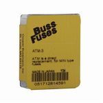 Bussmann ATM-3 ATM Miniature Blade Fast Acting Fuse, 3 A, 32 VDC, 1000 A Interrupt