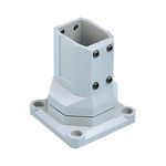 Hoffman COMPACT™ CCS2RBLG CS4 Rotational Base, 4.53 in L x 4.53 in W x 5.35 in H, For Use With COMPACT™ Series 2 45 x 60 mm Pendant Arms, Aluminum, Light Gray
