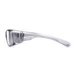 Pyramex® EMERGE® SG7910D15 Unisex Safety Glasses, Scratch-Resistant Lens Coating, Clear Lens, Wraparound Frame, Translucent Gray Frame, G300 Nylon Frame, Polycarbonate Lens, Specifications Met: ANSI Z87.1