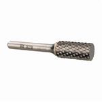 SGS Pro® 10272 Performance Line Omega SB-3 DDC Deep Imperial Carbide Burr, Cylindrical with End Cut Head Shape, 3/8 in Diameter Head, 2-1/2 in OAL, Double Cut
