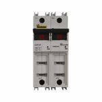 Bussmann CUBEFuse™ CCP-2-60CF Compact Circuit Protector, 600/125 VAC/VDC, 60 A, 2 Pole, CUBEFuse™ Class J Fuse, 4 AWG Wire
