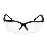 Pyramex® Venture II® SB1810R10 Reader Eyewear, +1.0 Diopter, Clear Lens, Black Frame, Nylon 6.6/Polycarbonate Frame, Polycarbonate Lens, 99 % UV Protection, Specifications Met: ANSI Specified