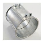 Bridgeport® 249-DC Conduit Coupling, 4 in, For Use With: Aluminum/Steel EMT Conduit, Die Cast Zinc, Ball Burnished/Mirror Smooth