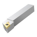 Kennametal® 1094530 Screw-On S-Style Clamping Indexable Turning Toolholder, SDJC Tool Holder, Insert Compatibility: DC..3252, Left Hand Cutting Direction, 3/4 in H x 3/4 in W Shank, -3 deg Lead Angle, 0 deg Neutral Rake, 4-1/2 in OAL