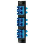 PREMISE WIRING FSPSTD6 Fiber Adapter Panel With (6) ST Duplex Adapters, 12 Ports, Bronze/Phosphor