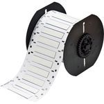Brady® B33-250-2-342-2 PermaSleeve Heat Shrink Wire and Cable Labels Single-sided for B33 Printers - 0.25" Dia x 1" White, Roll of 1000 Each, Ribbon Series: B30-R4300