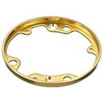 PREMISE WIRING S5016 Replacement Cover Flange, 4.19 in Dia, Brass