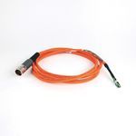 Rockwell Automation SpeedTEC Cable, Motor Power Only, SpeedTec DIN Connector, Drive-end, Flying-lead, 12 AWG, Standard (Non-Flex), 3 Meters