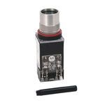 Rockwell Automation 800MR-PA16AA 800MB Illuminated Pushbutton Unit, 1NO-1NC Contact Configuration, Flush Operator, Amber