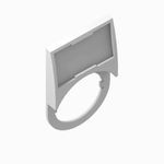 Allen-Bradley 800F-18WE247 800F PB, 22mm Accessory, White with Black Legend Text, 30x50 mm Legend Plate Only, Blank or Custom Text, English, ROTATE CCW