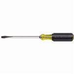 Klein® 600-8 Heavy Duty Screwdriver, Keystone/Slotted Point, 3/8 in Point, 13-7/16 in OAL, Plastic Handle, Nickel Chrome Plated