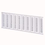 Allen-Bradley 1492-M6X12V51-100 Connection Products, 1492 M6x12 Marker Card, Repeat Sequence Printing, Vertical Text, 51 100 Blocks of 50