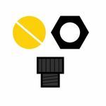 Turck SM-Q21 Slide Magnet With Slide Adapter, M5 x 0.4 in/M5 x 0.56 in Linkage Hole, For Use With Digital Profile Series EZ-Track Q21 Position Sensor