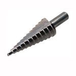Greenlee® Kwik Stepper® 34403 Multi-Hole Step Bit, 3/16 in Diameter Minimum Hole, 7/8 in Diameter Maximum Hole, 11 Steps, Steel, 12 Hole, 3/8 in Shank