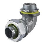Wiring Device-Kellems H0759 Non-Insulated Male Liquidtight Conduit Connector, 3/4 in Trade, For Use With Liquidtight Metal Conduit and PolyTuff® I Non-Metallic Conduit, Steel, Metallic