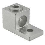 ILSCO® TA-350 TA Series Dual Rated Mechanical Terminal Lug, 6 AWG to 350 kcmil Aluminum/Copper Conductor, 3/8 in Stud, 1 Bolt Hole, Aluminum