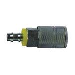 Midland Industries 98842 Industrial Interchange Hose ID Coupler, 3/8 in, Push-On x Tube, Steel, Import