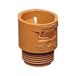 Carlon® A343F Male Conduit Adapter, 1 in, PVDF