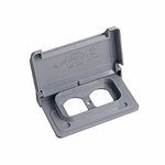 Carlon® E98DHGN-CAR Weatherproof T-Box Cover, 4.62 in L x 4.62 in W x 2 in D, Lexan®