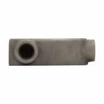 Crouse-Hinds Condulet® LL19 Type LL Conduit Outlet Body, 1/2 in Hub, Mark 9, 5 cu-in, Copper Free Aluminum, Natural