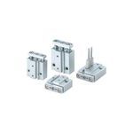SMC® MGJ10-20 MGJ Miniature Guide Rod Cylinder, 10 mm Cylinder Bore, 20 mm L Stroke, Double Acting Cylinder Action